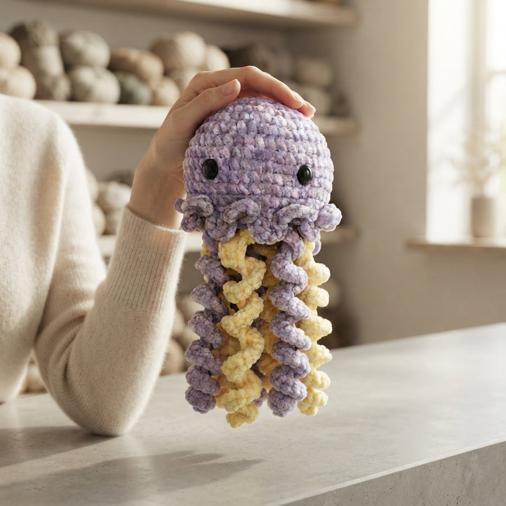 Charming Jellyfish Companion | Crochet Pattern PDF