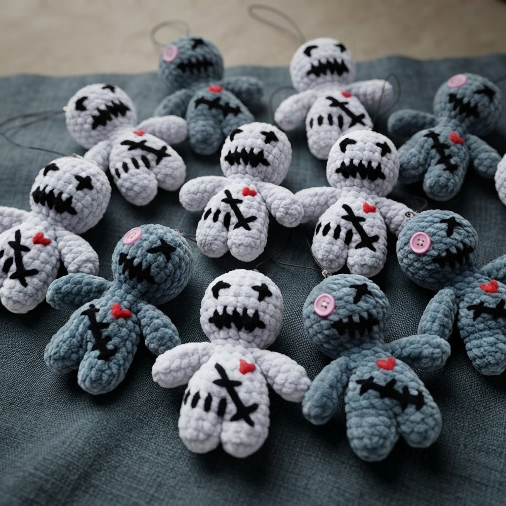 Delightful Keychain Mini | Amigurumi Keychain PDF — Design 5