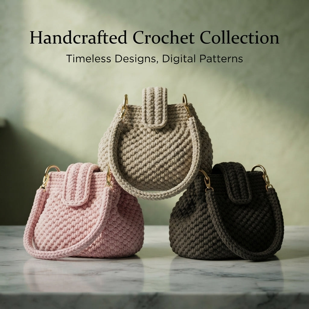 Hand Shoulder Shoulder Bag | Crochet Pattern PDF