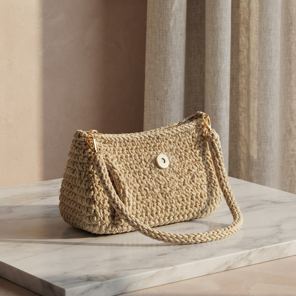 Hand Shoulder Shoulder Bag | Crochet Pattern PDF
