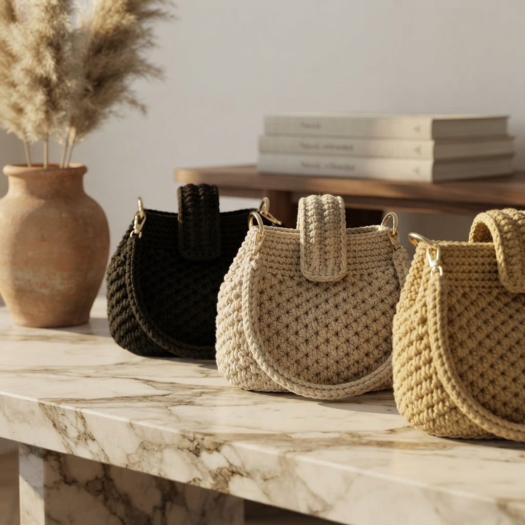 Hand Shoulder Shoulder Bag | Crochet Pattern PDF