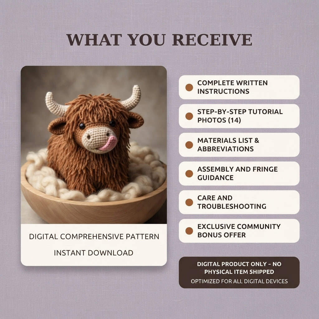 Amigurumi Little Cow V2 | Amigurumi Pattern PDF