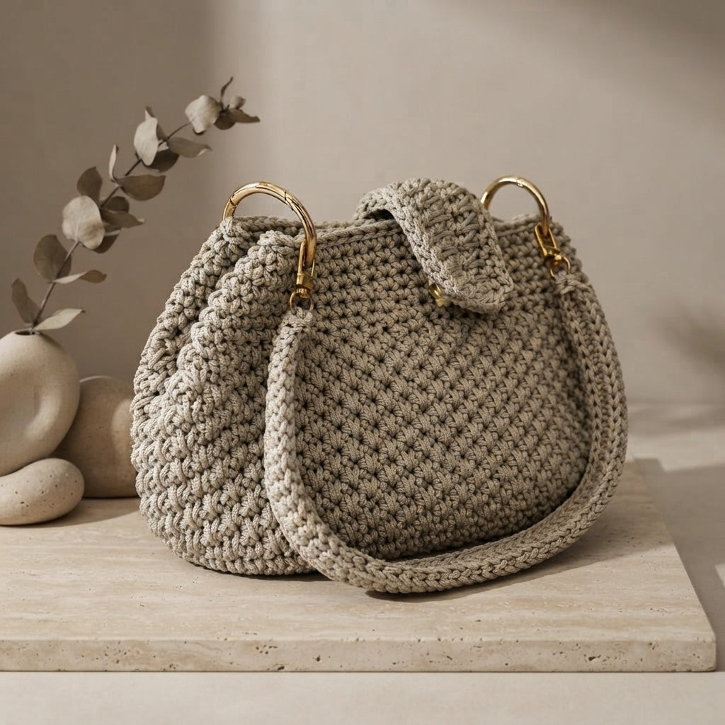 Hand Shoulder Shoulder Bag | Crochet Pattern PDF