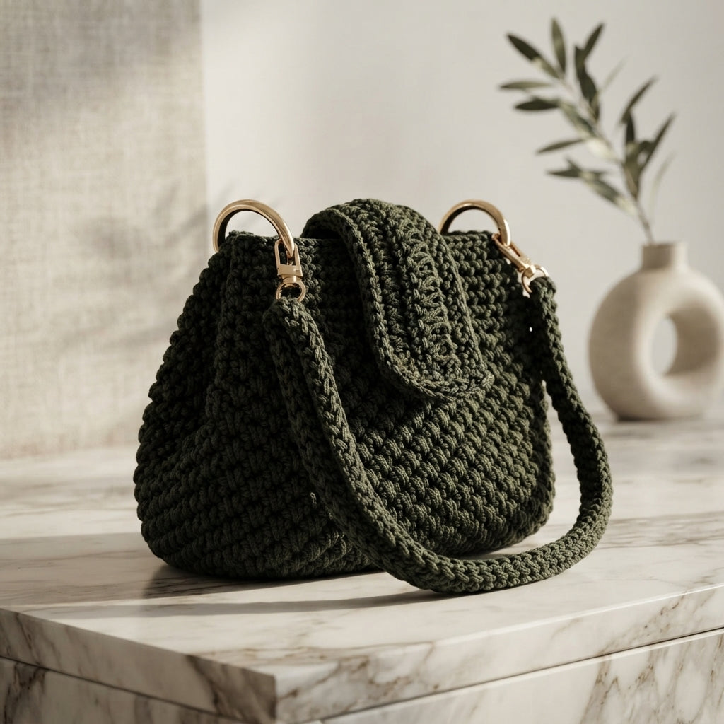 Hand Shoulder Shoulder Bag | Crochet Pattern PDF