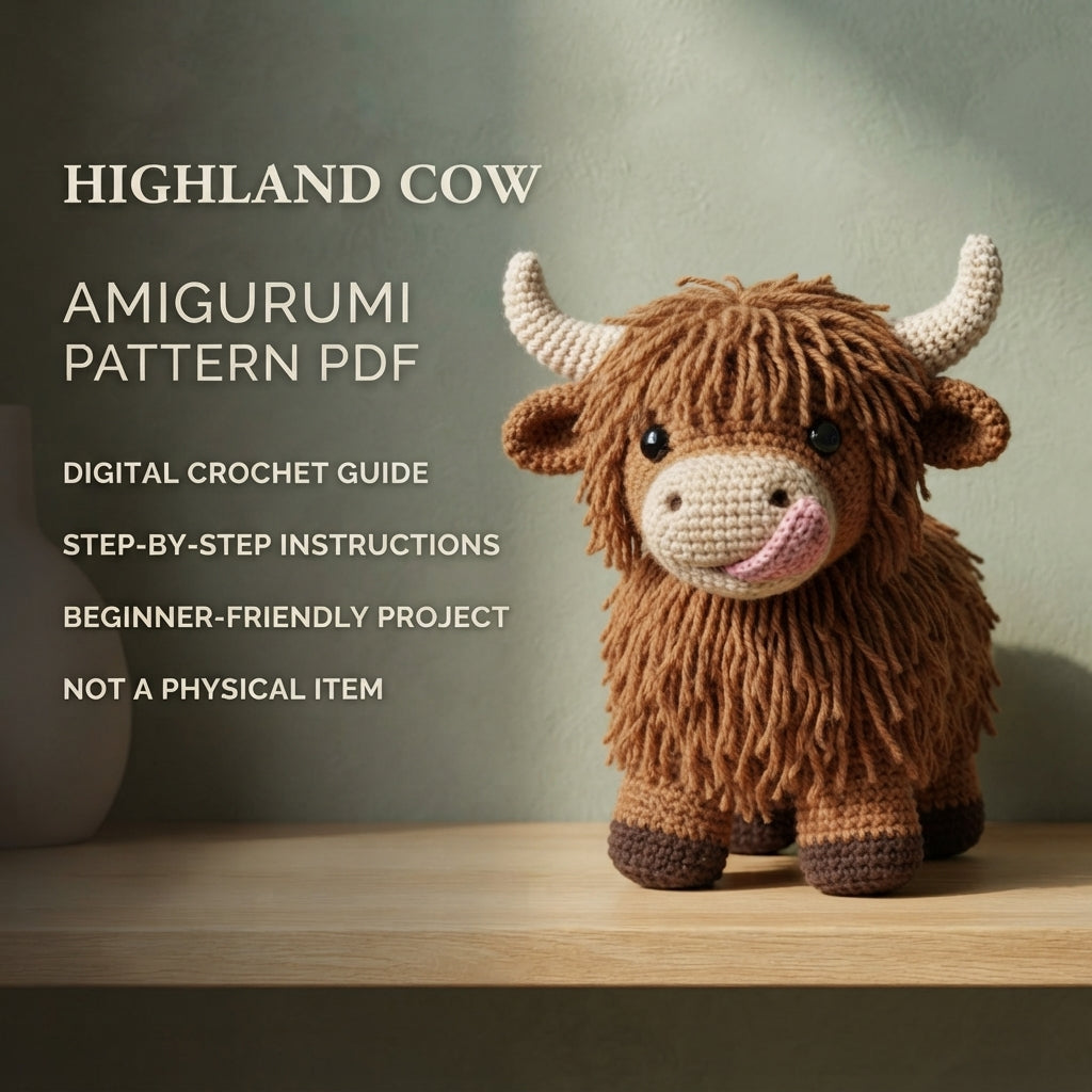 Amigurumi Little Cow V2 | Amigurumi Pattern PDF