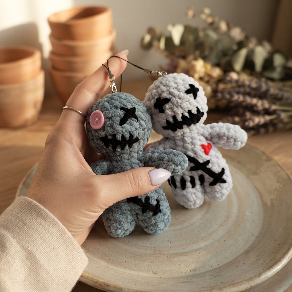 Delightful Keychain Mini | Amigurumi Keychain PDF — Design 5