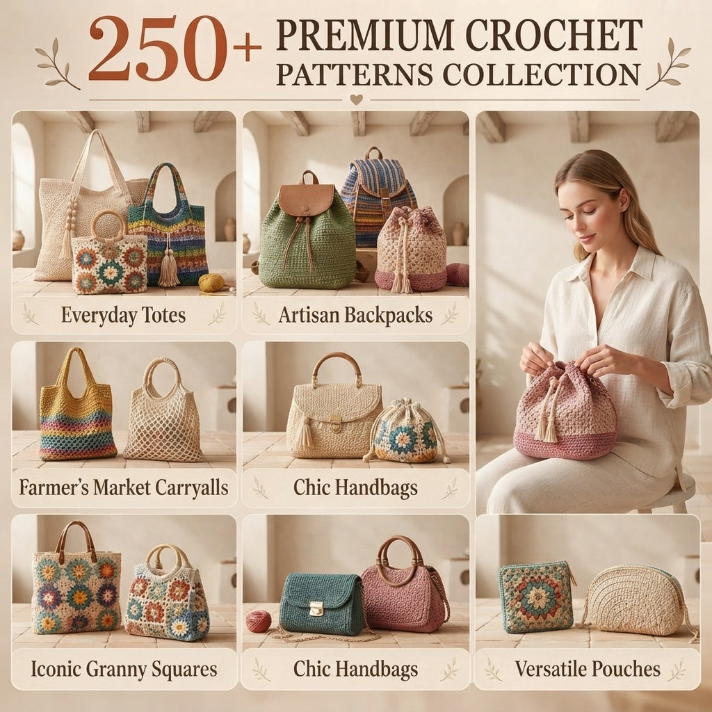 Granny Square Granny Square Tote V2 | Crochet Pattern PDF