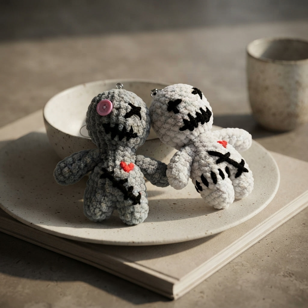 Delightful Keychain Mini | Amigurumi Keychain PDF — Design 5