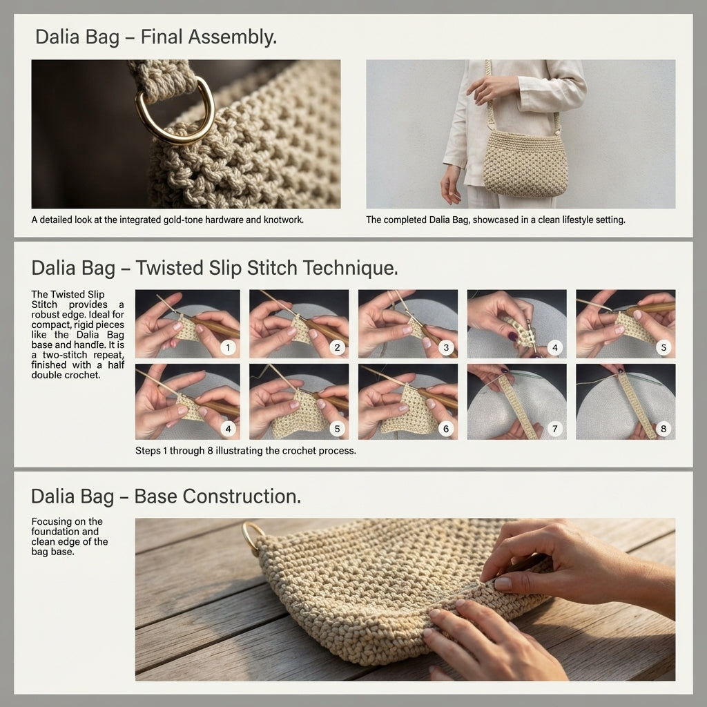 Hand Shoulder Shoulder Bag | Crochet Pattern PDF