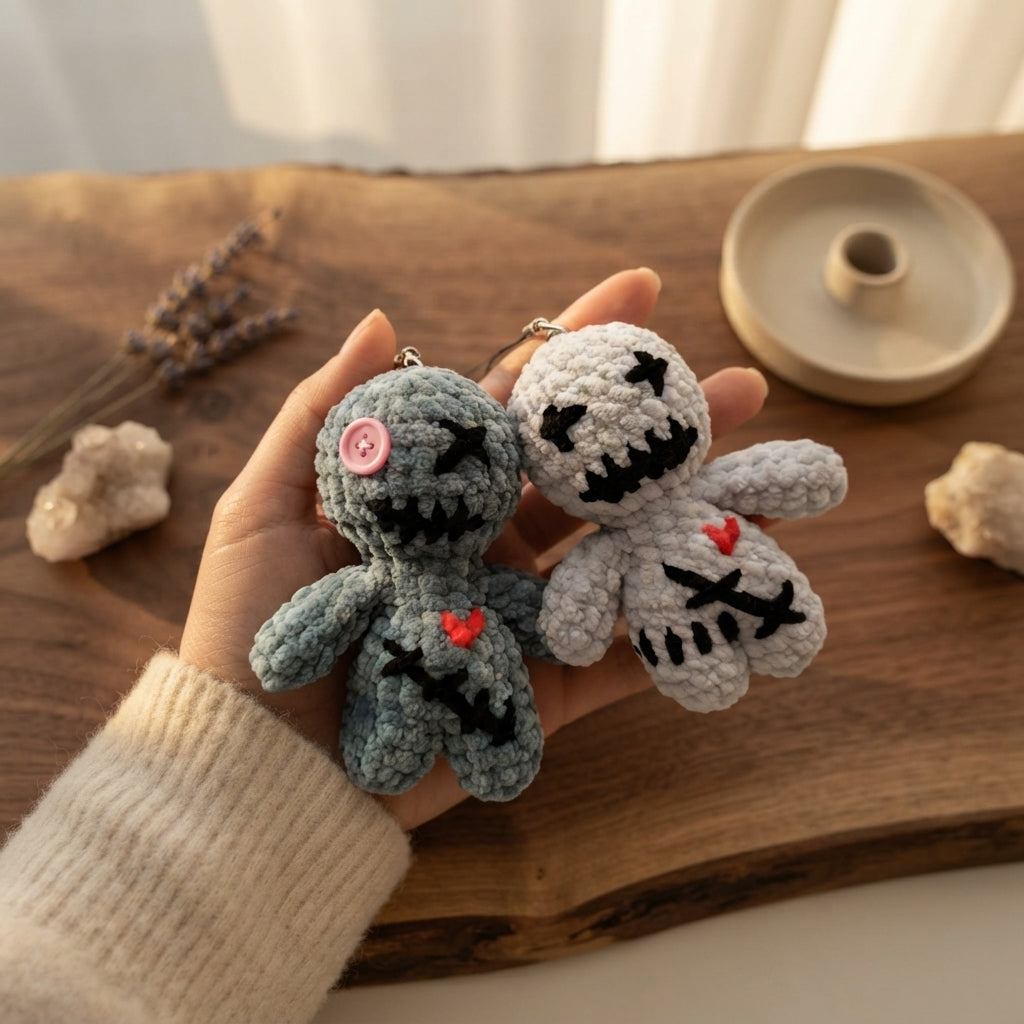 Delightful Keychain Mini | Amigurumi Keychain PDF — Design 5