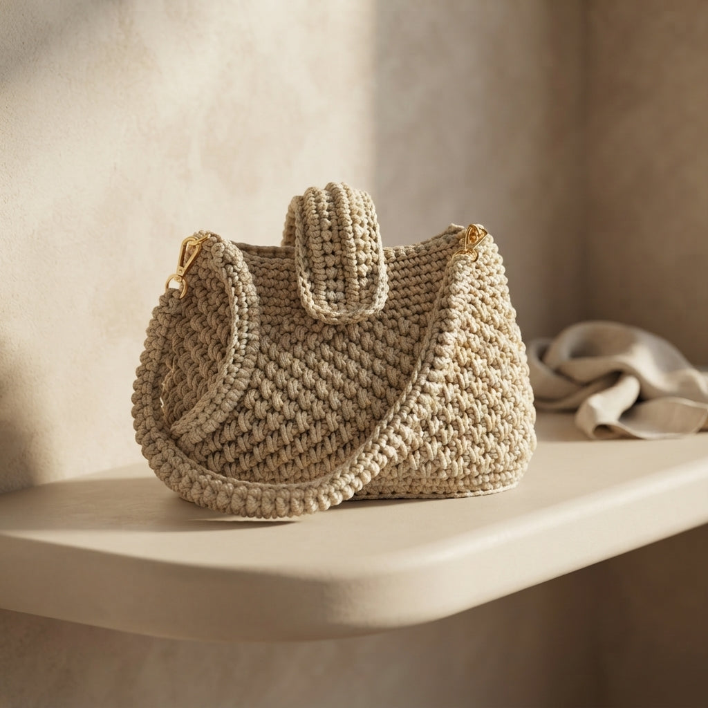 Hand Shoulder Shoulder Bag | Crochet Pattern PDF