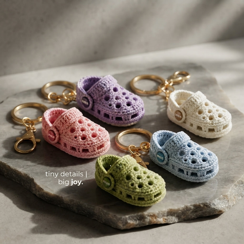 Pretty Keychain Charm | Handmade Crochet Pattern — Design 9