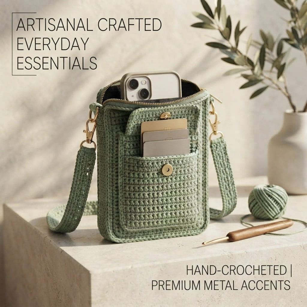 Purse Phone Bag Crossbody | Crochet Pattern PDF