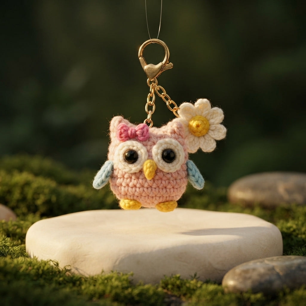 Whimsical Keychain Keychain | PDF Crochet Guide — Design 5