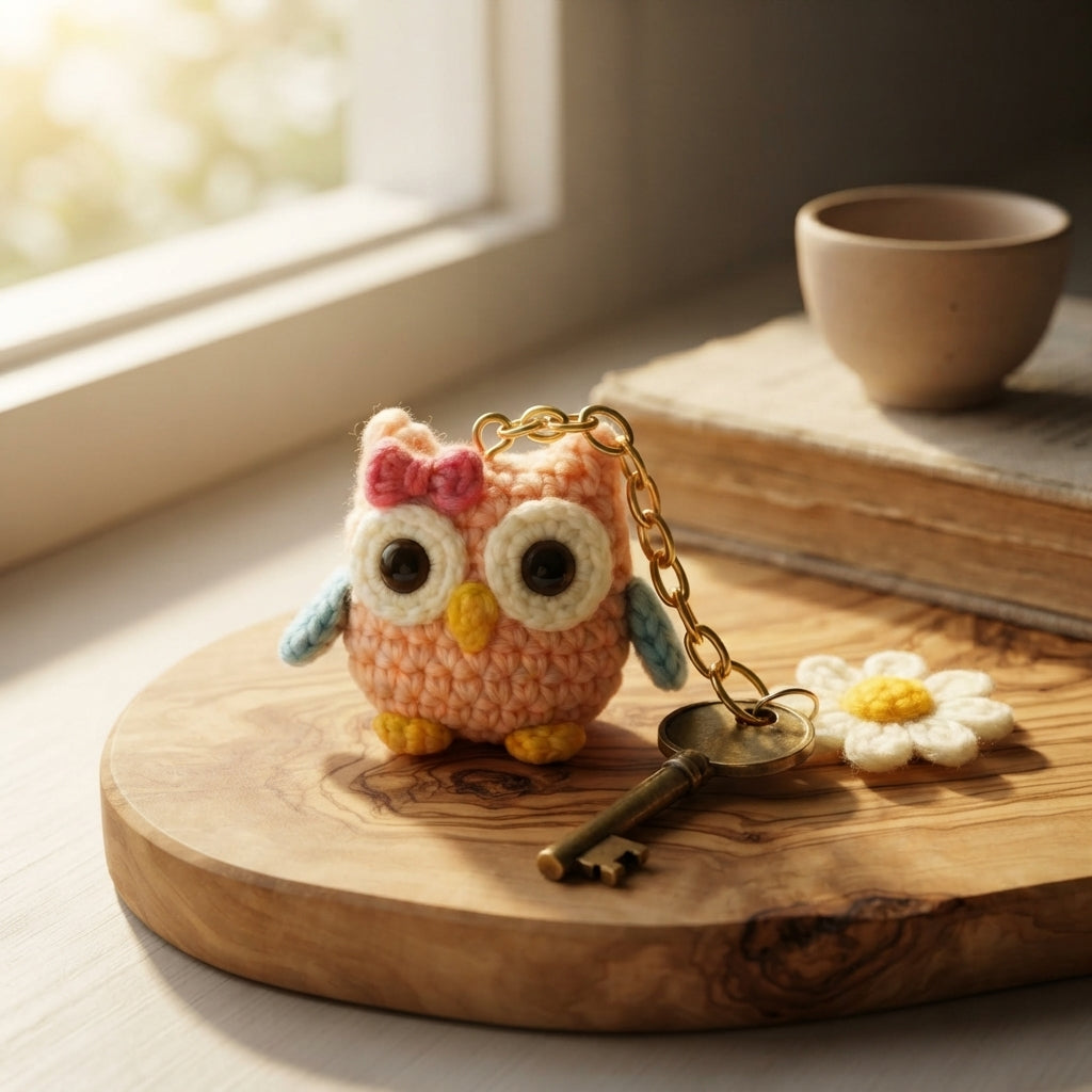 Whimsical Keychain Keychain | PDF Crochet Guide — Design 5