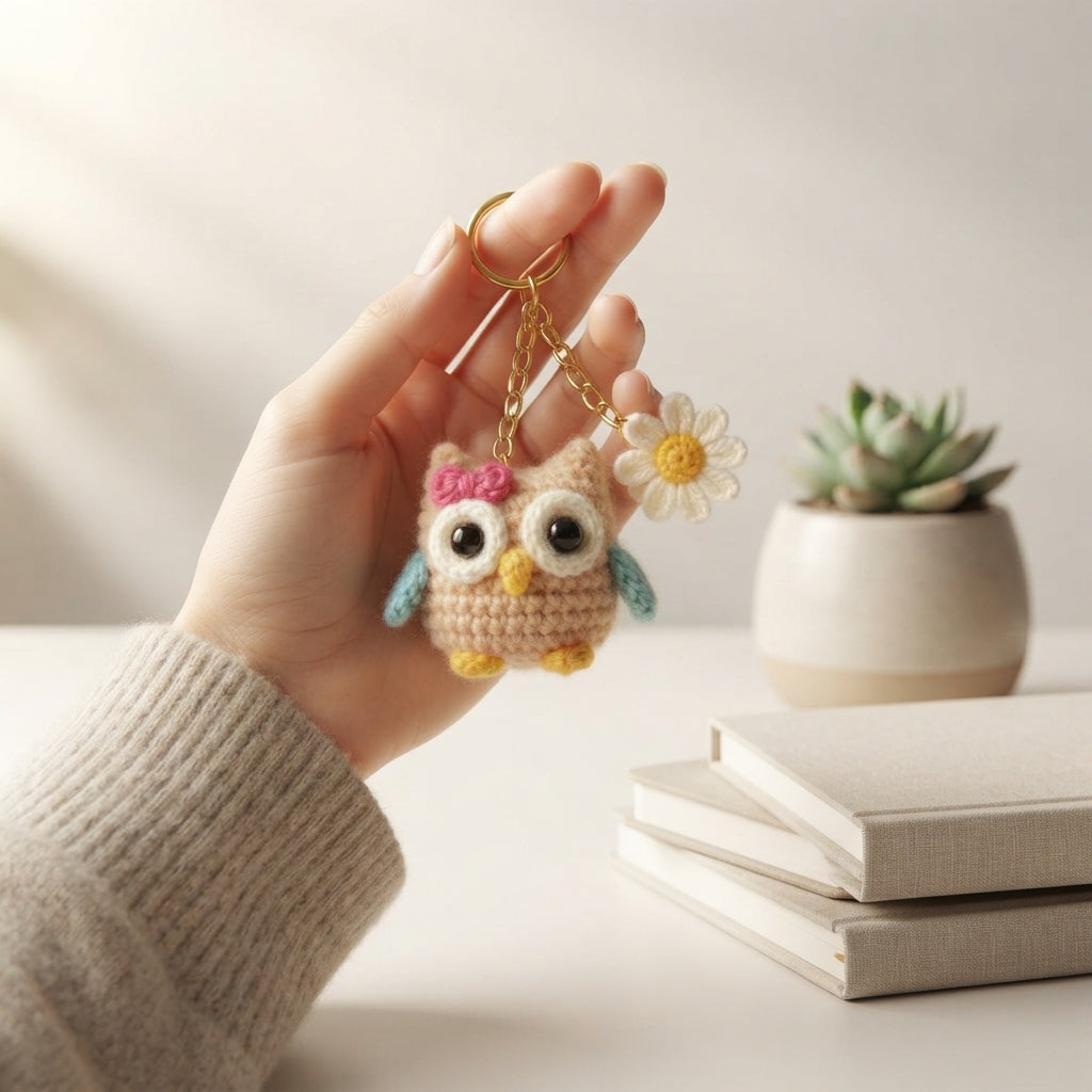Whimsical Keychain Keychain | PDF Crochet Guide — Design 5