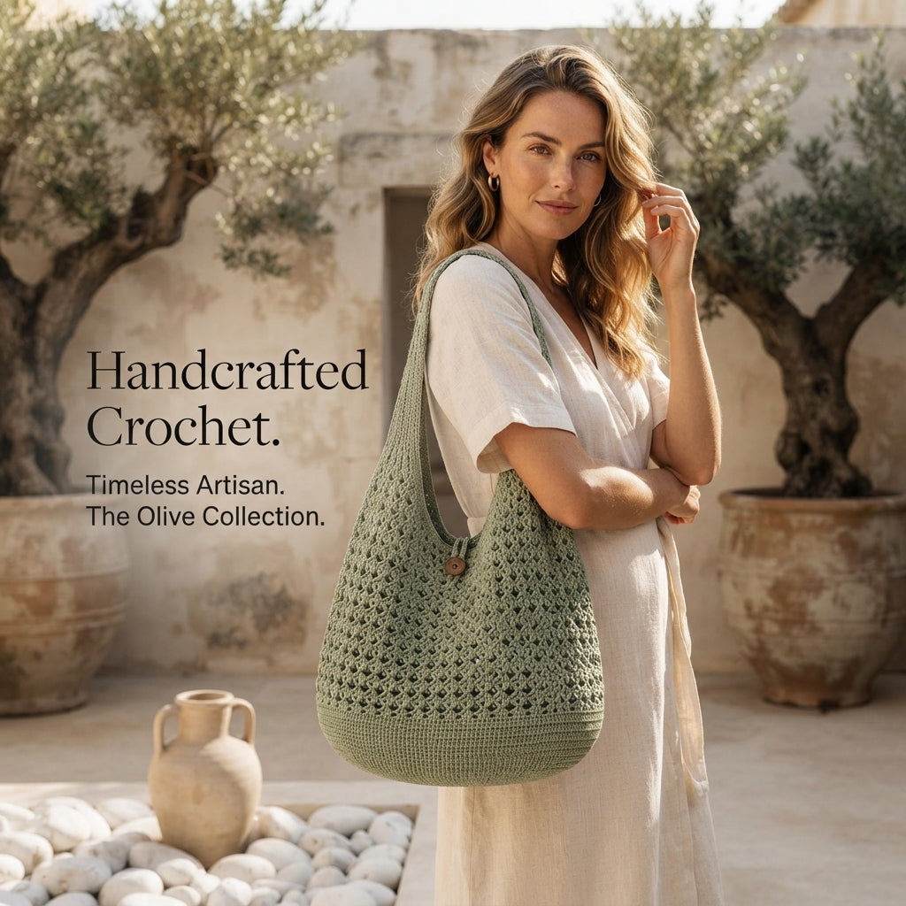 Shoulder Bag Market Bag Tote V7 | Crochet Pattern PDF