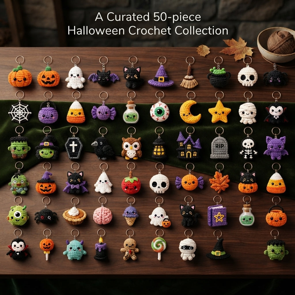 Enchanting Keychain Keyring | Amigurumi Guide PDF — Design 4