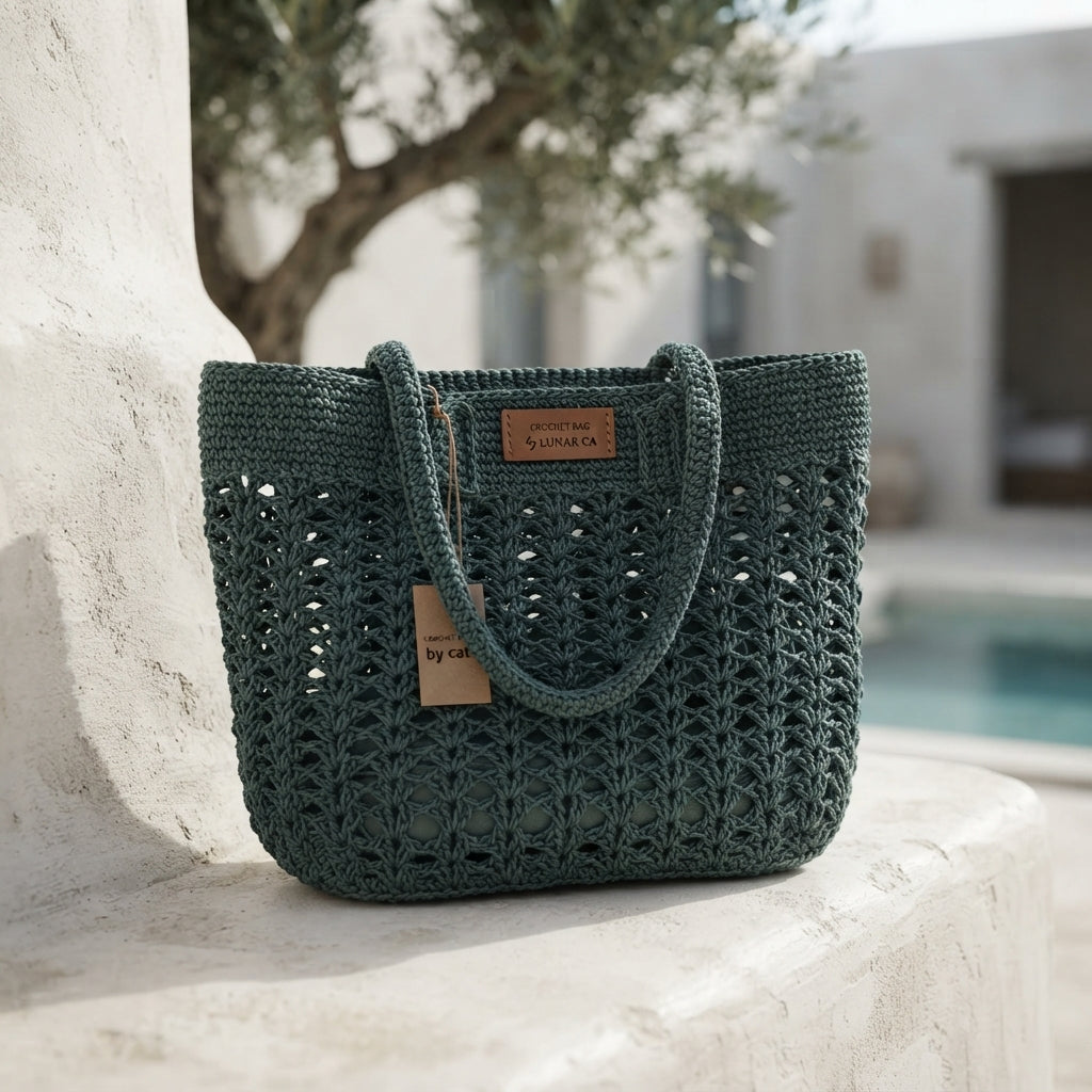 Beach Bag Raffia Tote | Crochet Pattern PDF