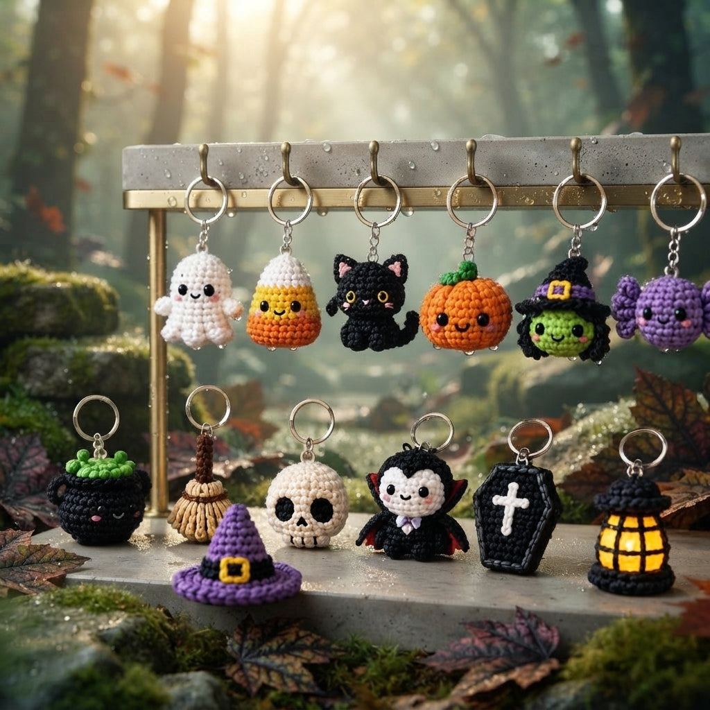 Enchanting Keychain Keyring | Amigurumi Guide PDF — Design 4