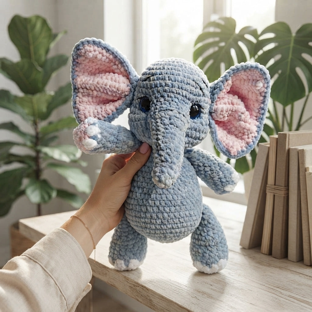 Handmade Amigurumi Elephant | Crochet PDF Pattern