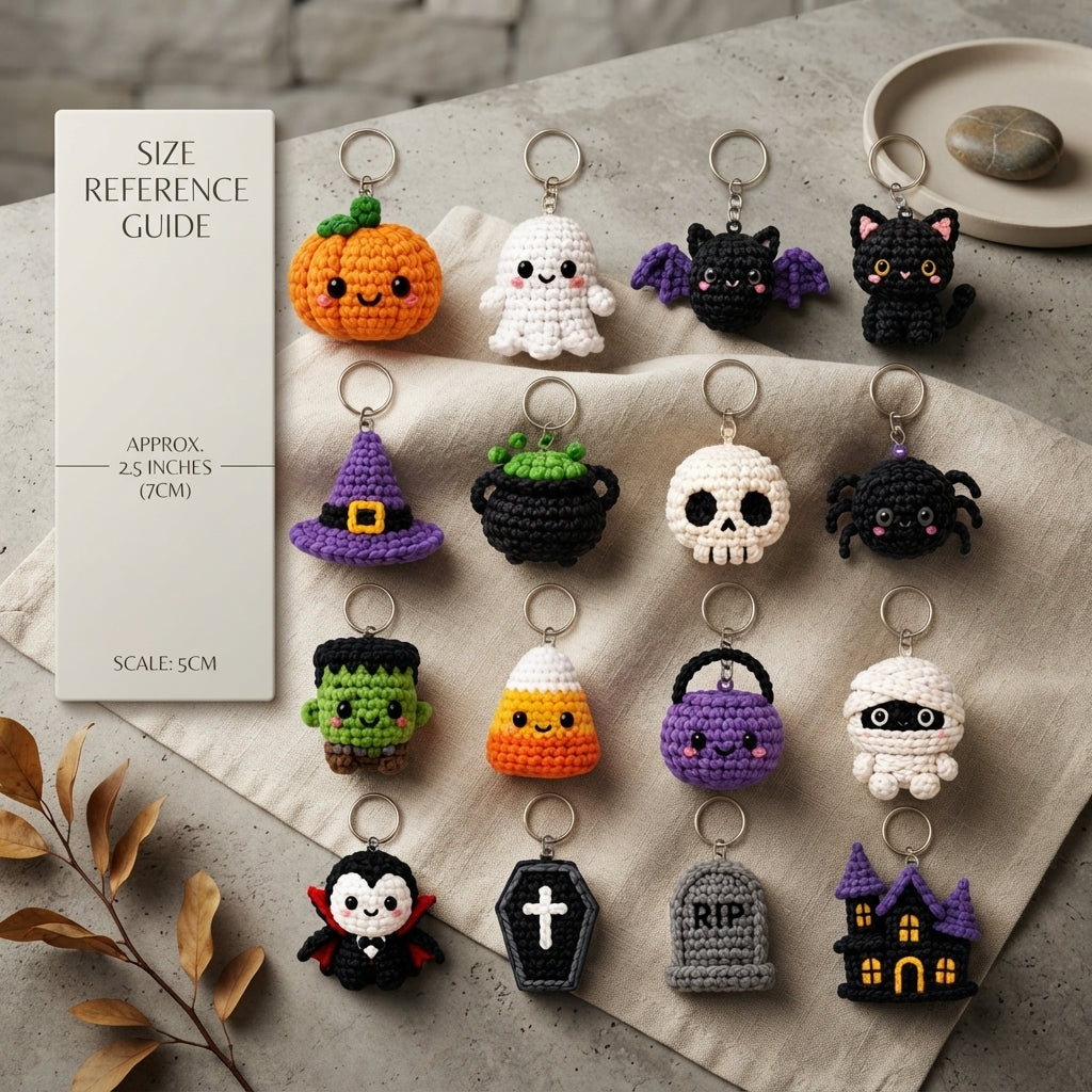 Enchanting Keychain Keyring | Amigurumi Guide PDF — Design 4