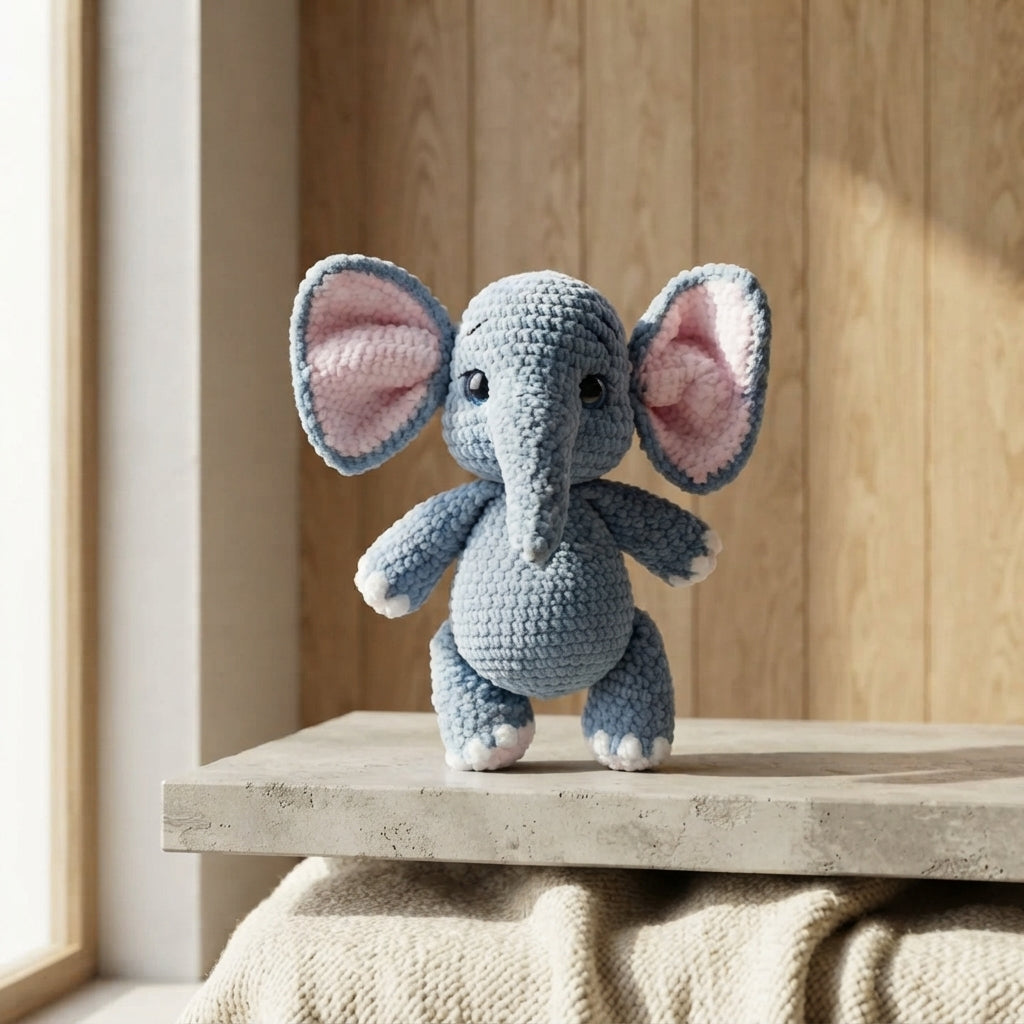 Handmade Amigurumi Elephant | Crochet PDF Pattern