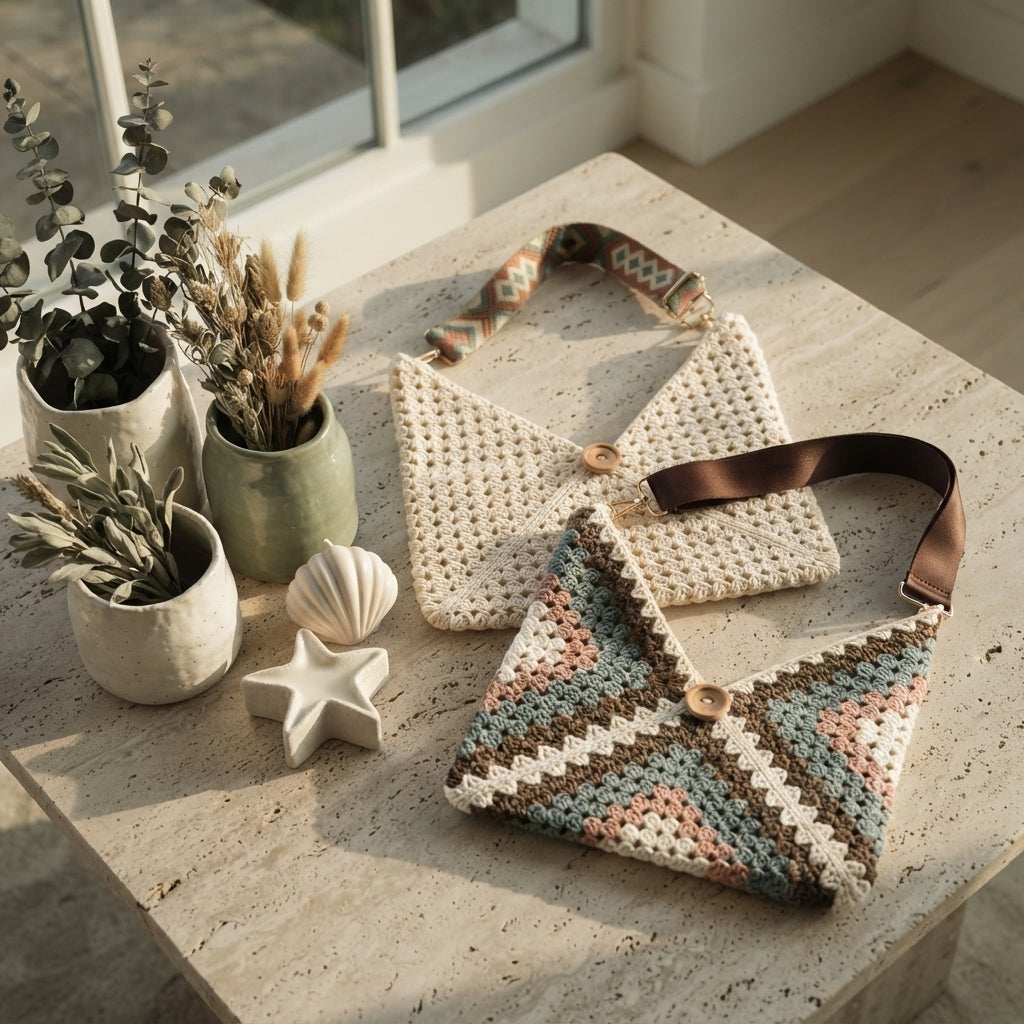 Granny Square Granny Square Beach Bag V3 | Crochet Pattern PDF