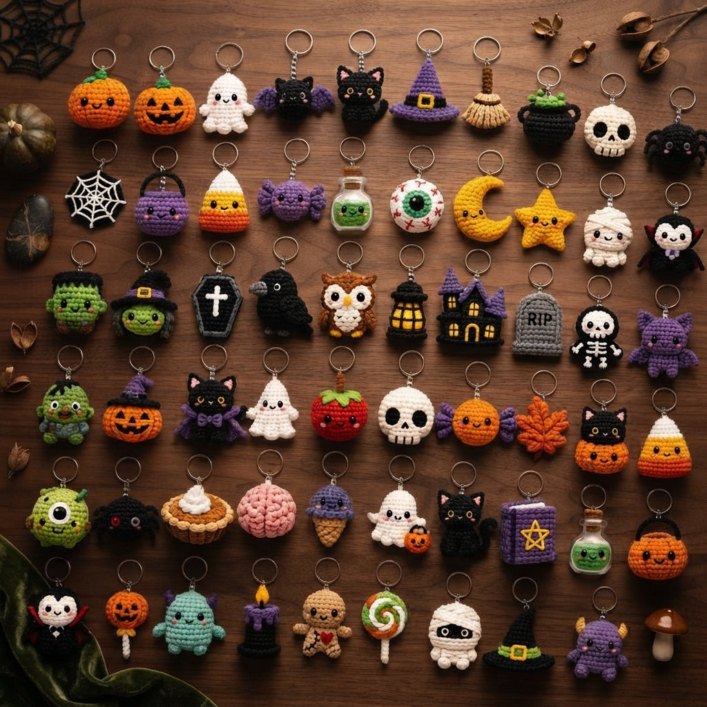 Enchanting Keychain Keyring | Amigurumi Guide PDF — Design 4