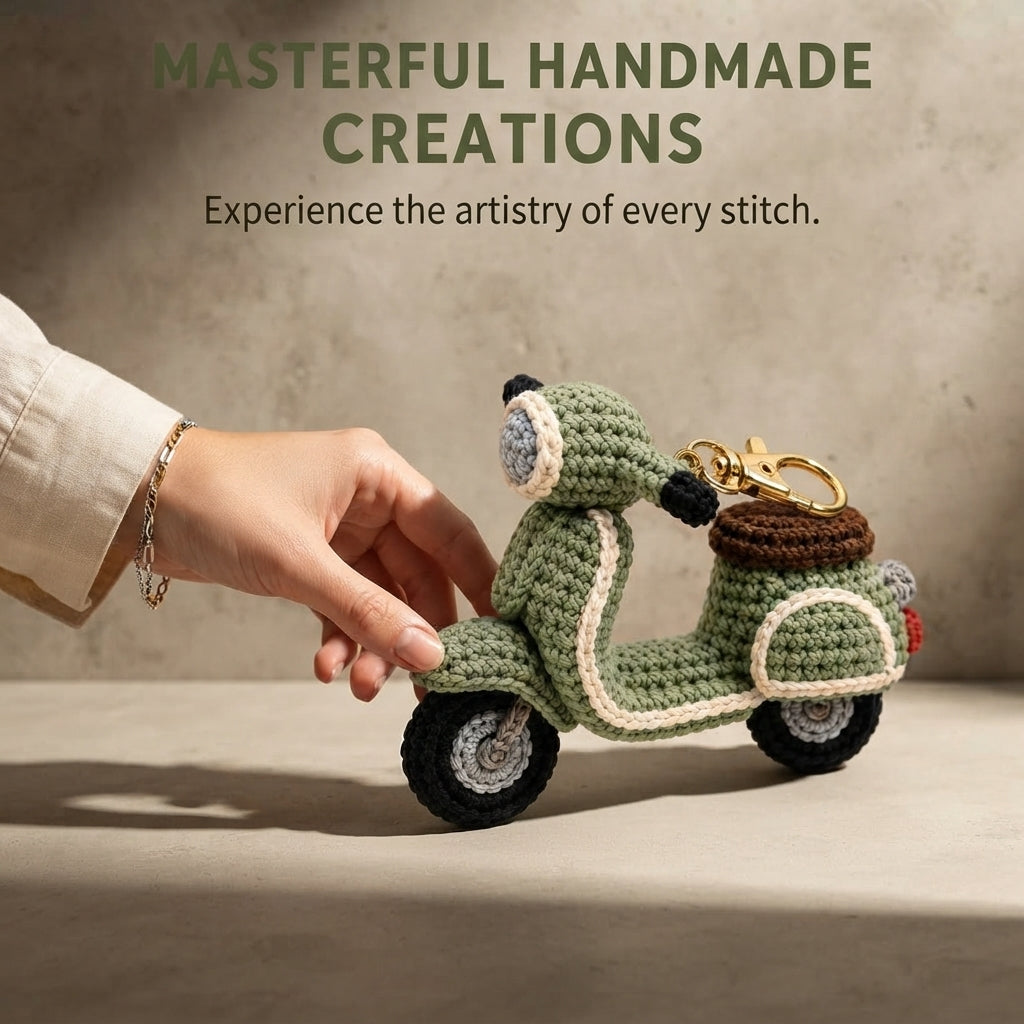 Unique Bag Charm Charm | Crochet Keychain Pattern — Design 3