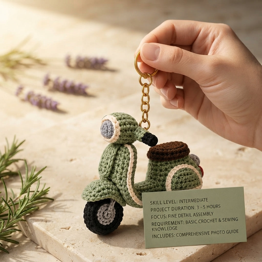 Unique Bag Charm Charm | Crochet Keychain Pattern — Design 3