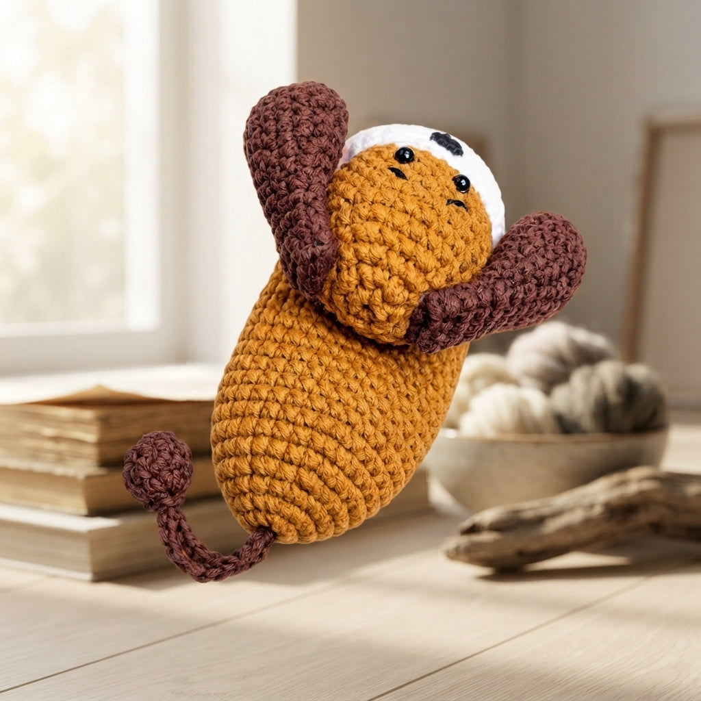 Handcrafted Dog Keychain | Amigurumi PDF