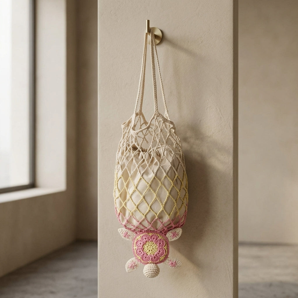 Chablis Turtle Net Market Bag | Crochet Pattern PDF
