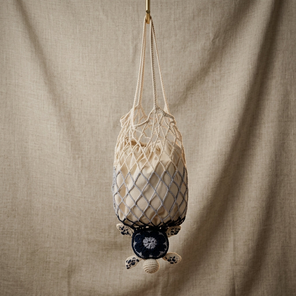 Chablis Turtle Net Market Bag | Crochet Pattern PDF