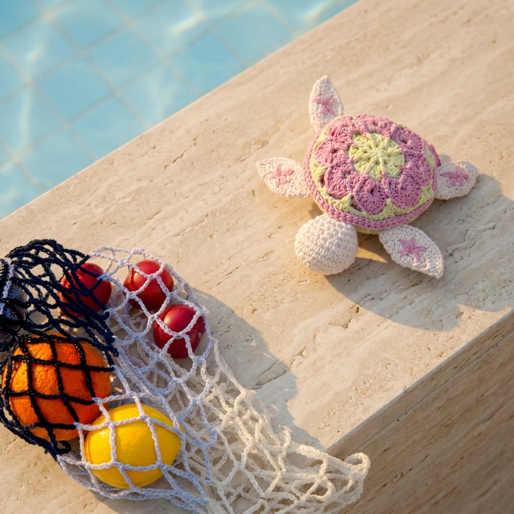 Chablis Turtle Net Market Bag | Crochet Pattern PDF