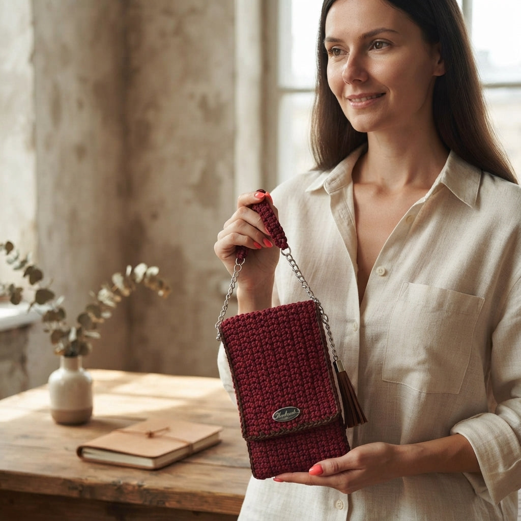 Crossbody Purse Tote | Crochet Pattern PDF