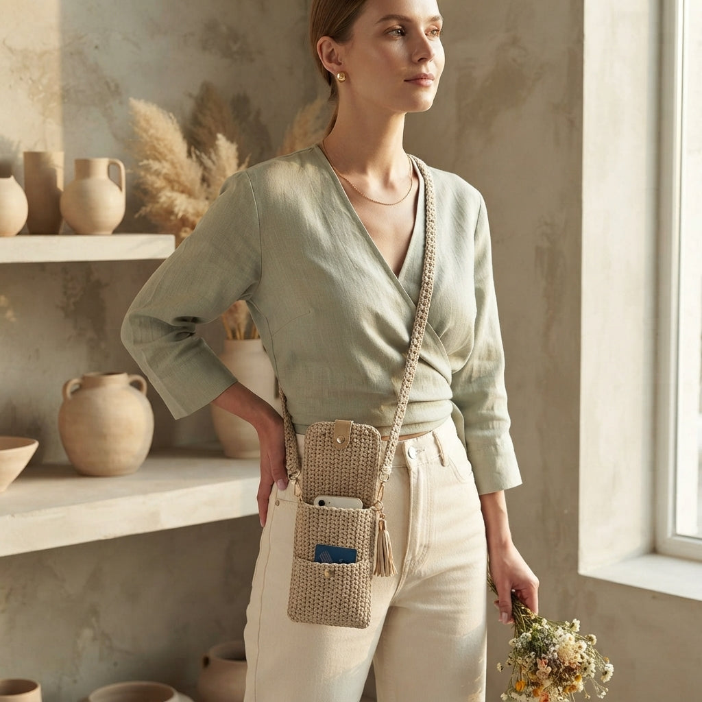Crossbody Purse Tote | Crochet Pattern PDF