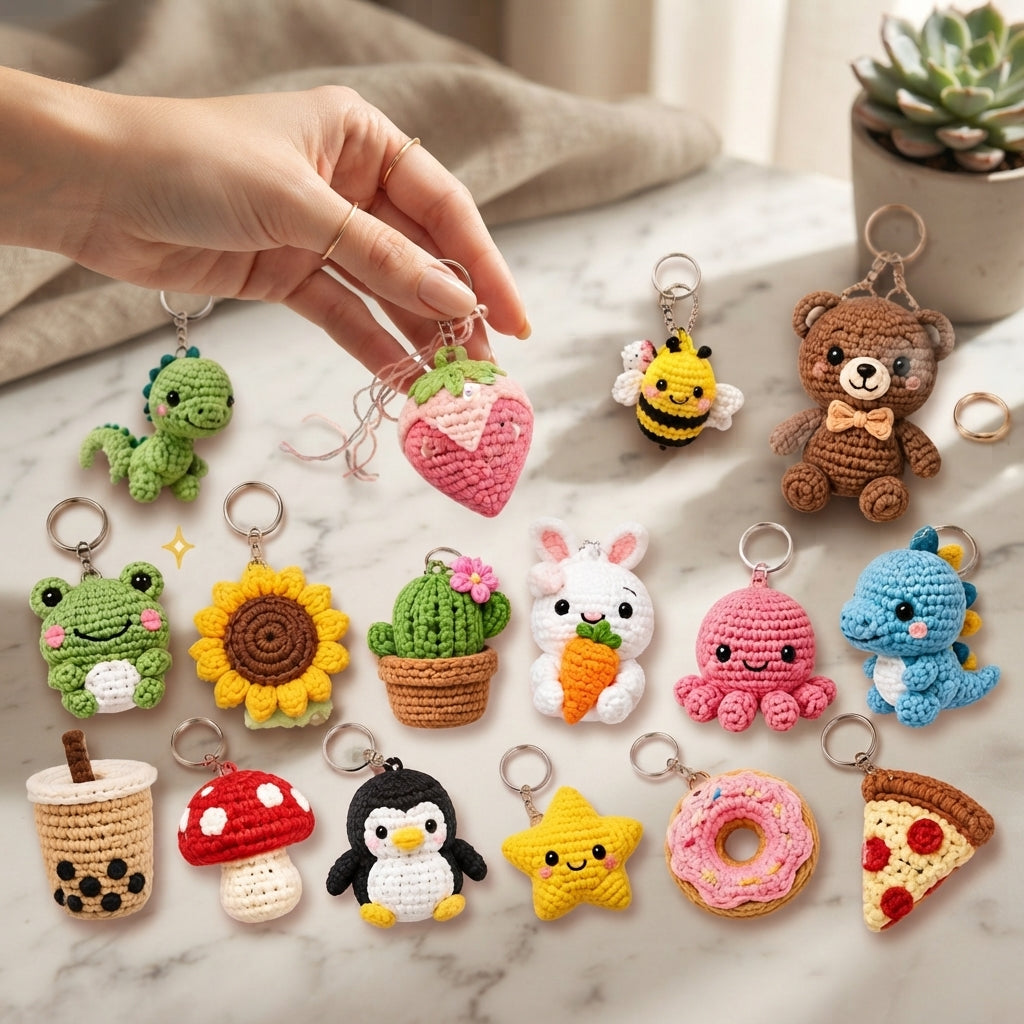 Epic Crochet Collection | 125+ Keychain Patterns