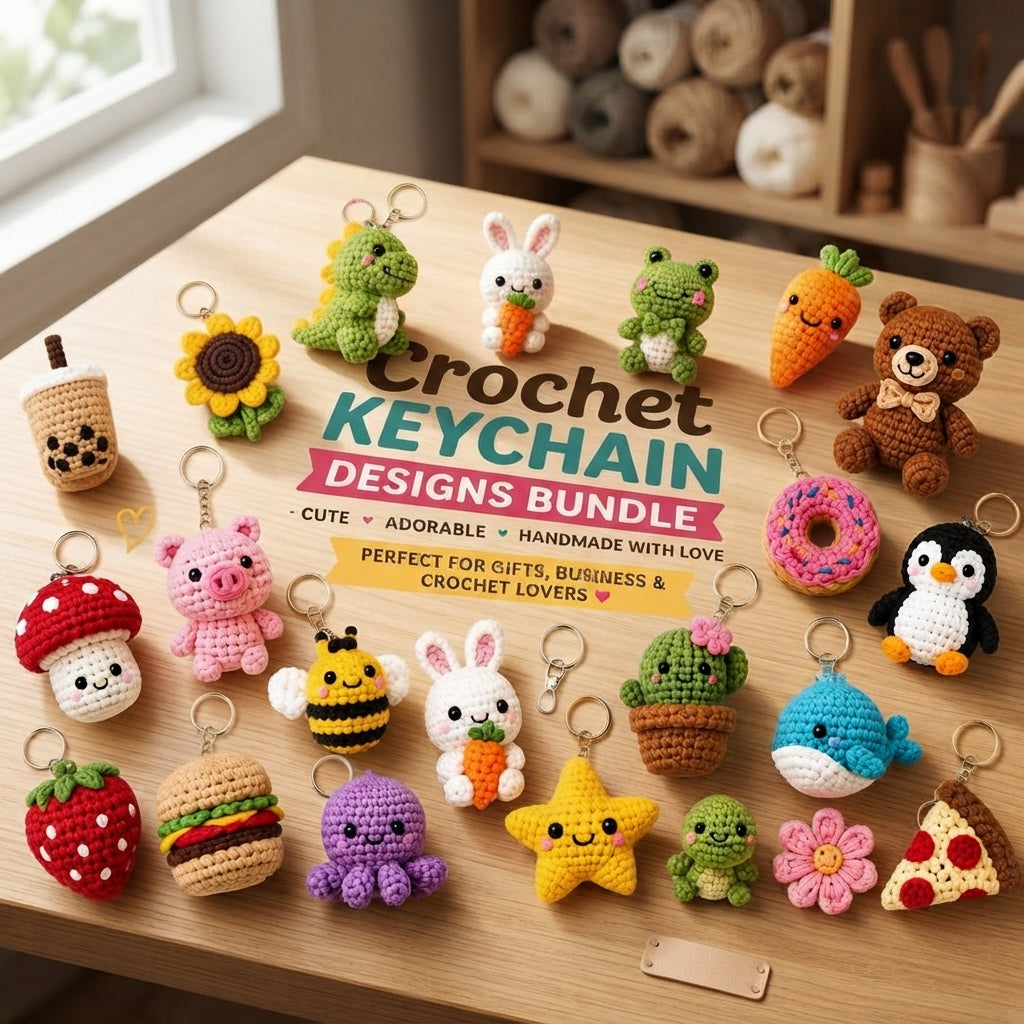 Epic Crochet Collection | 125+ Keychain Patterns