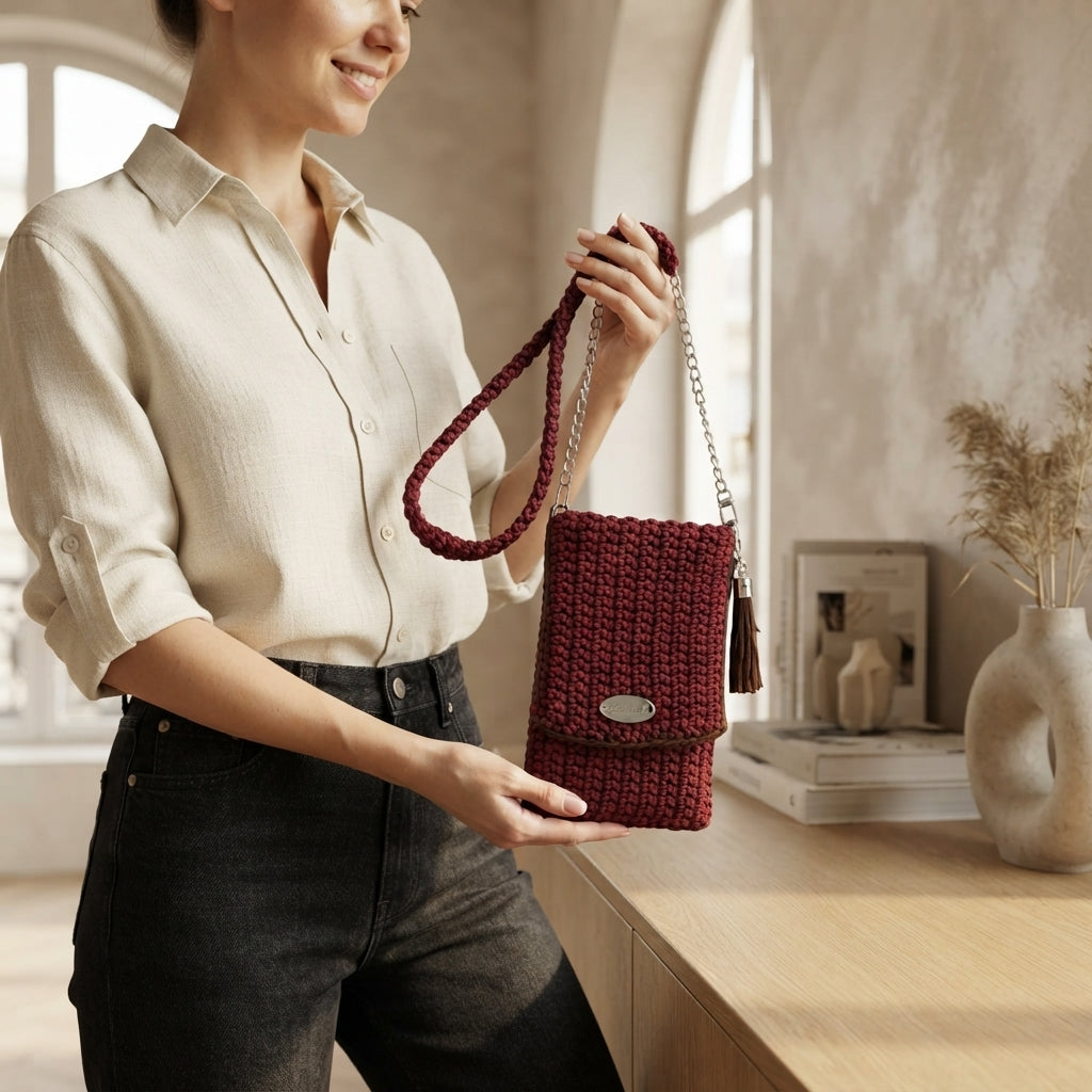 Crossbody Purse Tote | Crochet Pattern PDF