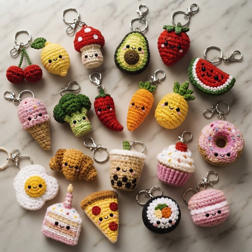 Mega 200 Crochet Keychain Patterns | PDF Bundle — Design 2