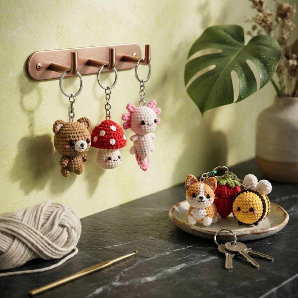 Mega 200 Crochet Keychain Patterns | PDF Bundle — Design 2