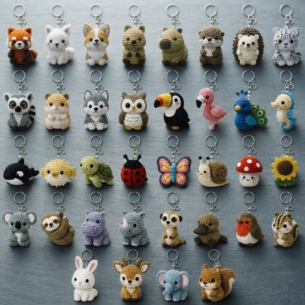 Mega 200 Crochet Keychain Patterns | PDF Bundle — Design 2