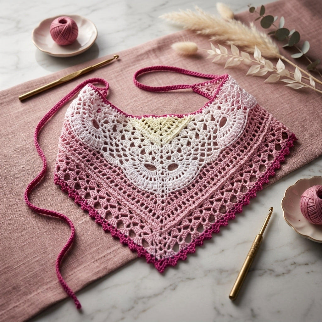 Daytime Moon Hair Bandana | Crochet Pattern PDF