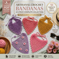 Boho Visor Cap & Head Scarf Bundle | Crochet Pattern PDF
