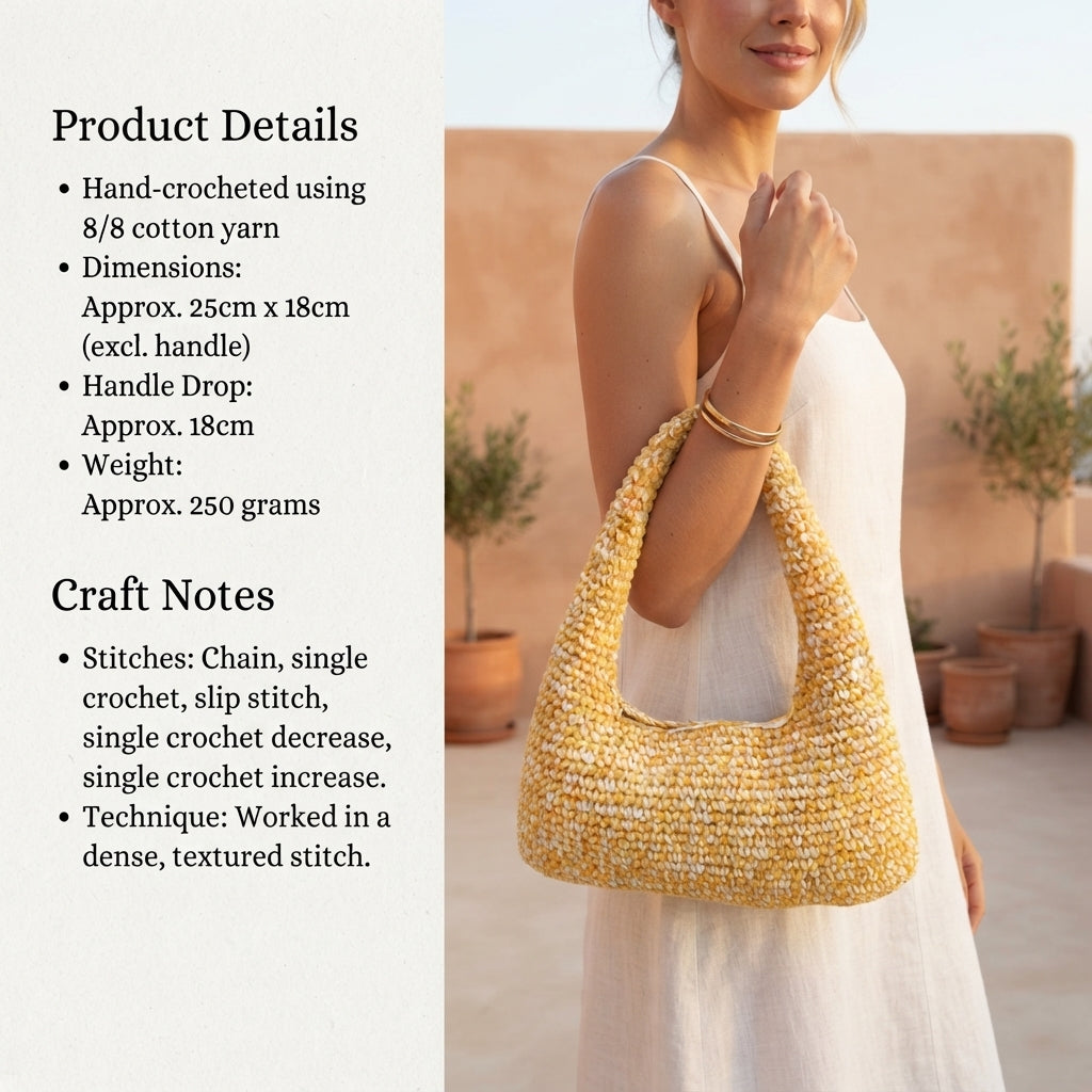 Purse Handbag Shoulder Bag V4 | Crochet Pattern PDF