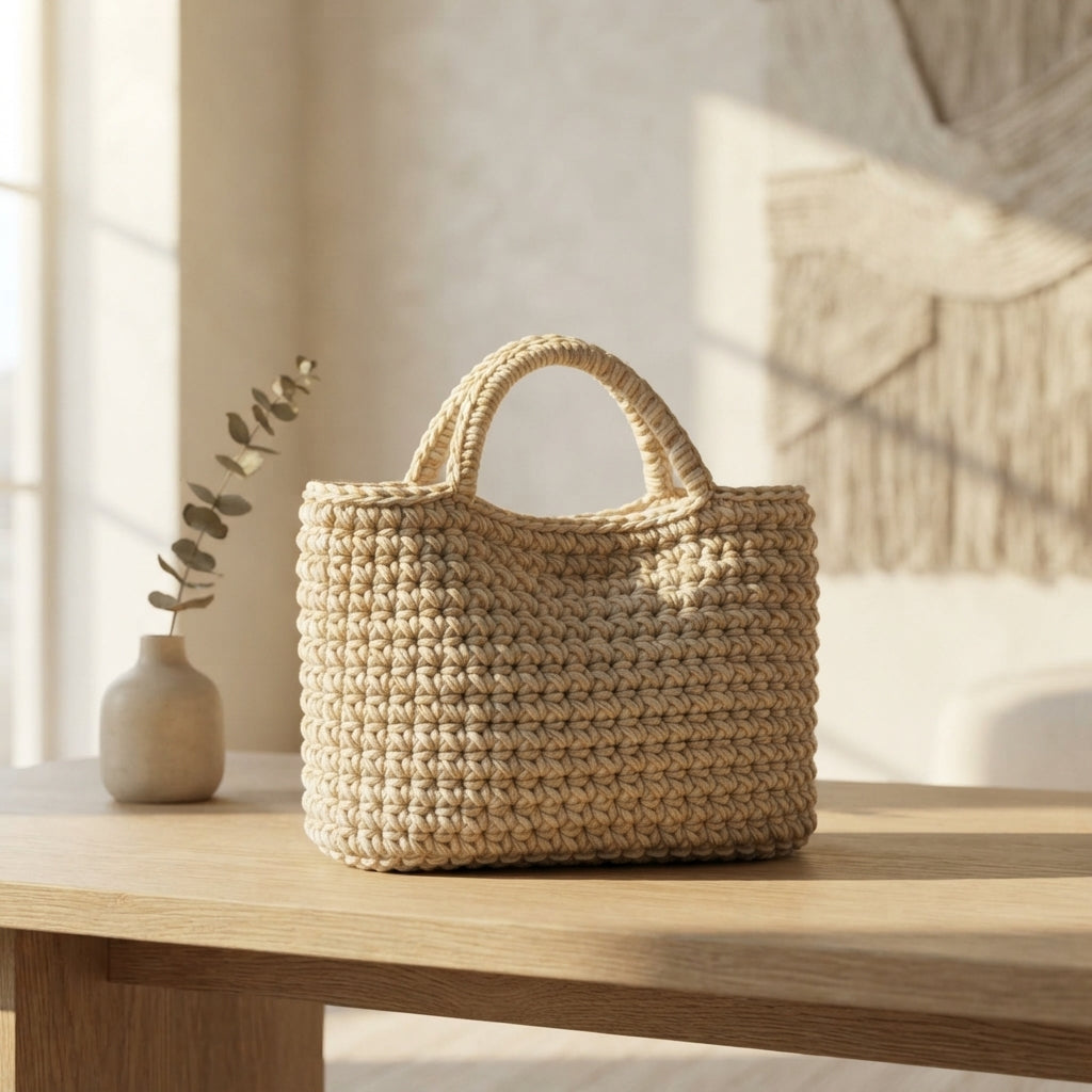Purse Handbag Tote V8 | Crochet Pattern PDF