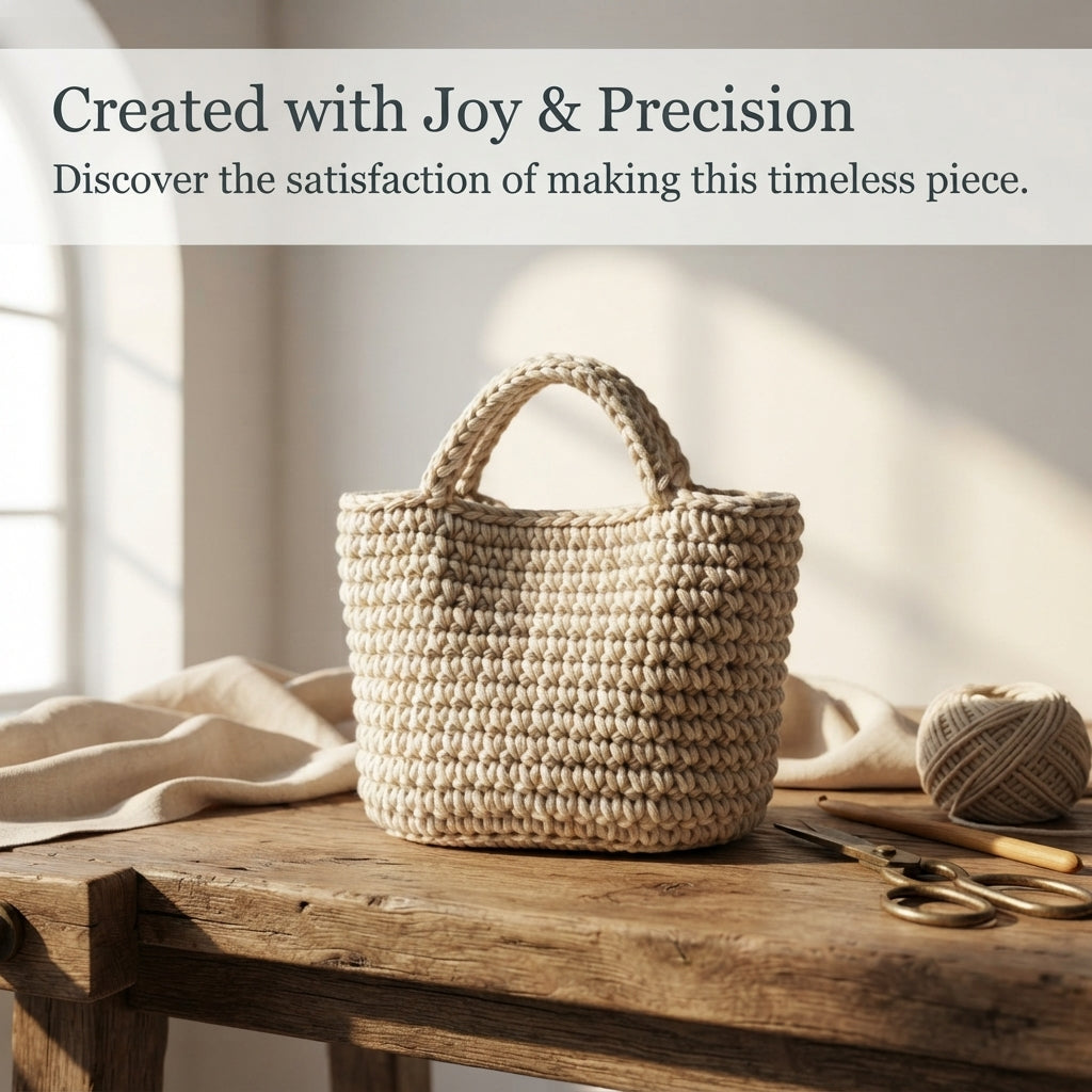 Purse Handbag Tote V8 | Crochet Pattern PDF