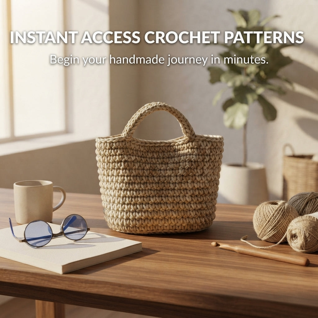 Purse Handbag Tote V8 | Crochet Pattern PDF