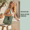 Net Bag Raffia Bag | Crochet Pattern PDF